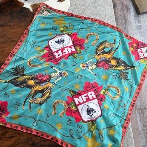 Rodeo Quincy NFR Themed Scarf